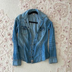 Denim Guess button up